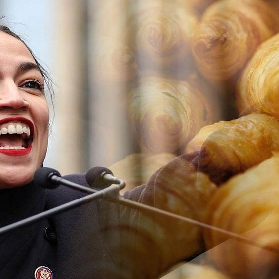 Freshman Congresswoman Alexandria Ocasio-Cortez (D-NY) took to Twitter Monday using a croissant as a prop for a fair minimum wage. “Croissants at LaGuardia are going for SEVEN DOLLARS A PIECE,” she tweeted.  #AOC #laguardia #croissants #Democrats #newyork #socialism